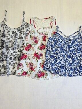 Candie's Kate H&M Floral Tank Top Bundle S